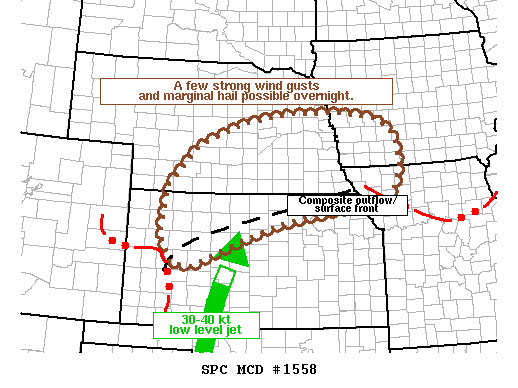 Mesoscale Discussion 1558