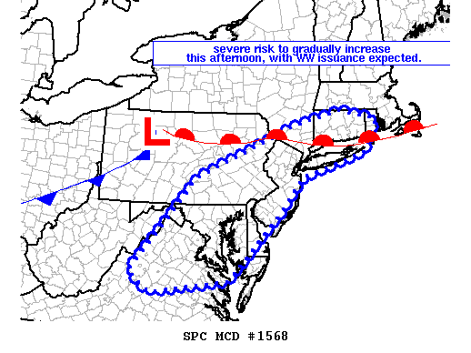 Mesoscale Discussion 1568