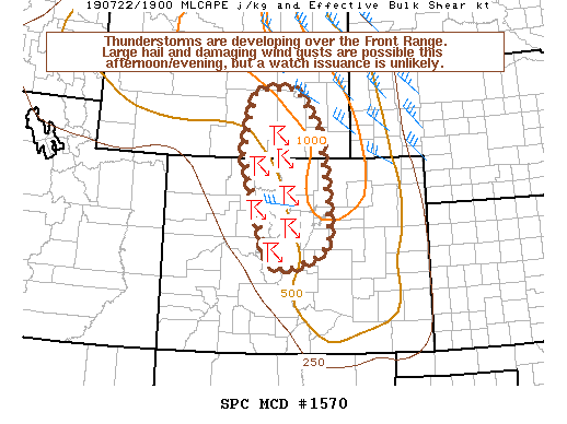 Mesoscale Discussion 1570