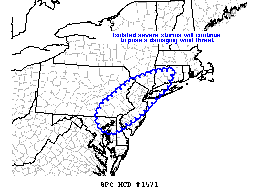 Mesoscale Discussion 1571