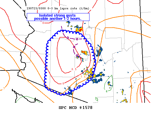 Mesoscale Discussion 1578