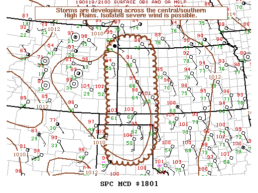 Mesoscale Discussion 1801