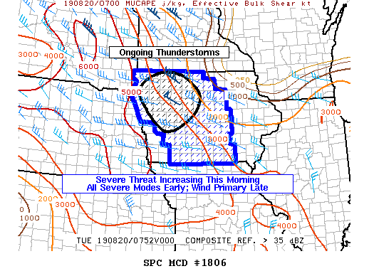 Mesoscale Discussion 1806