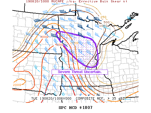 Mesoscale Discussion 1807