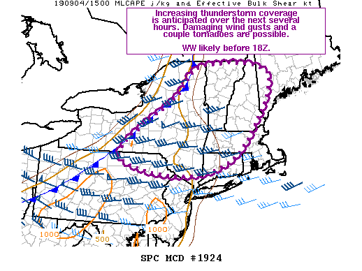 Mesoscale Discussion 1924