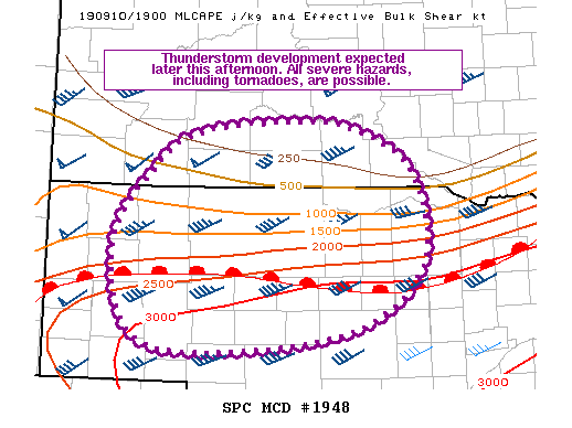 Mesoscale Discussion 1948