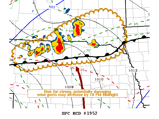 Mesoscale Discussion 1952