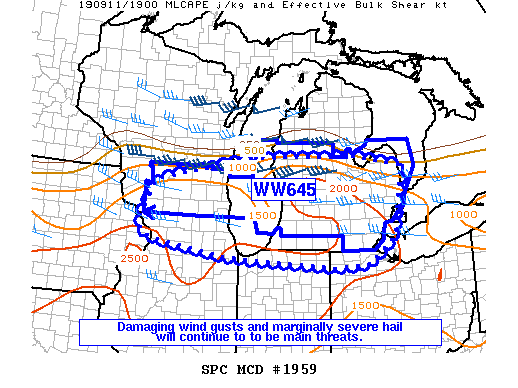 Mesoscale Discussion 1959