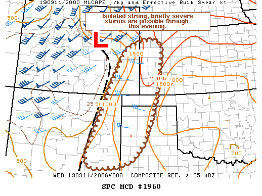 Mesoscale Discussion 1960