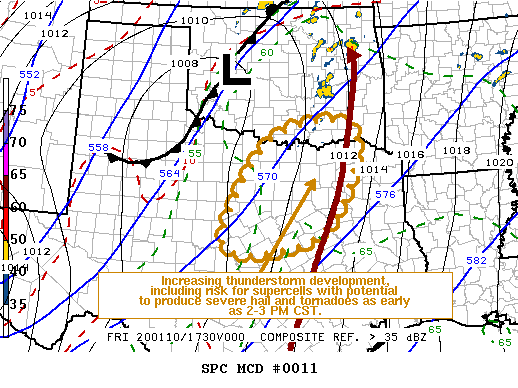 Mesoscale Discussion 11