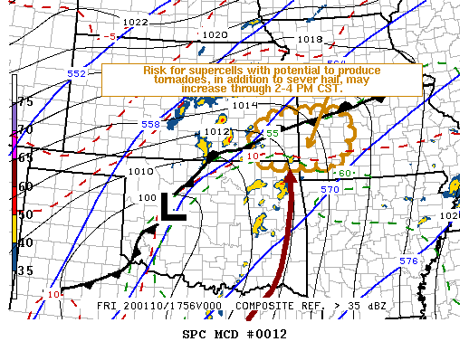 Mesoscale Discussion 12