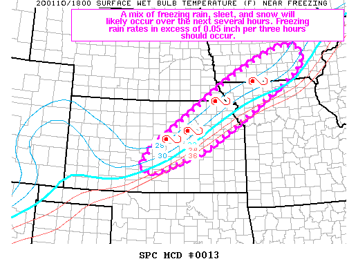 Mesoscale Discussion 13