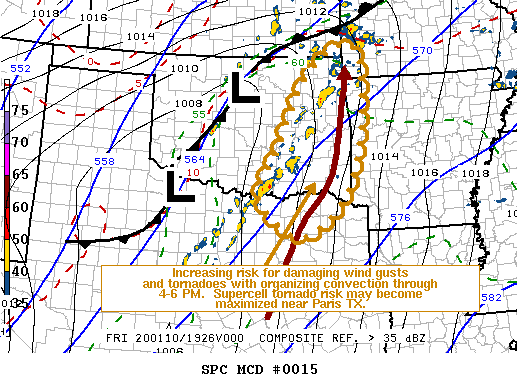 Mesoscale Discussion 15