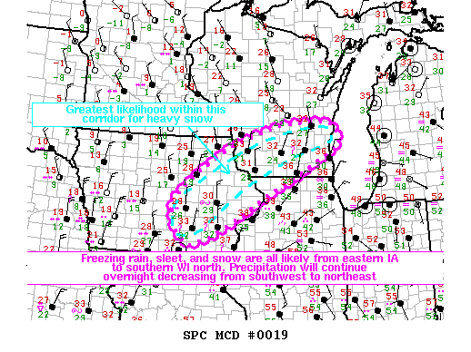 Mesoscale Discussion 19