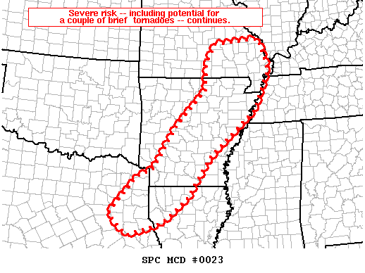 Mesoscale Discussion 23