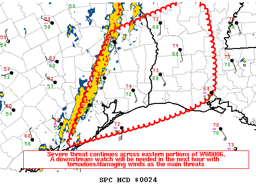 Mesoscale Discussion 24