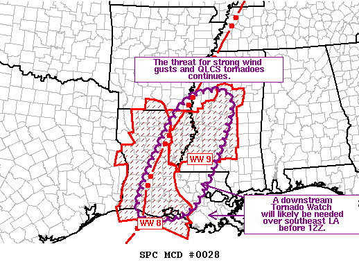 Mesoscale Discussion 28