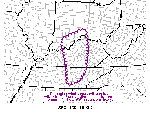 Mesoscale Discussion 33