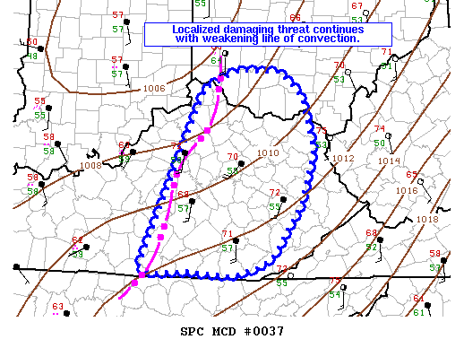 Mesoscale Discussion 37