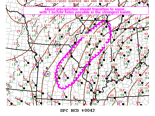 Mesoscale Discussion 42