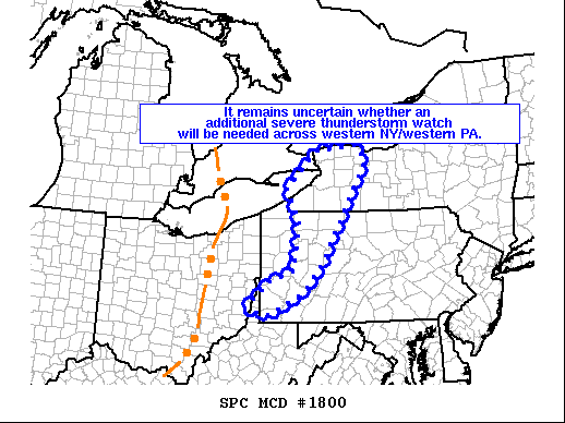 Mesoscale Discussion 1800