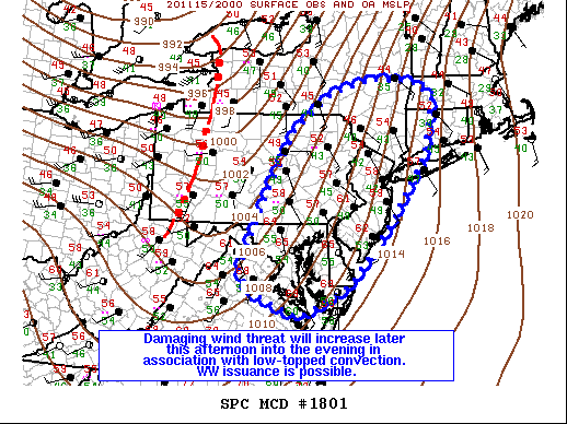 Mesoscale Discussion 1801