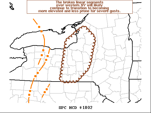 Mesoscale Discussion 1802