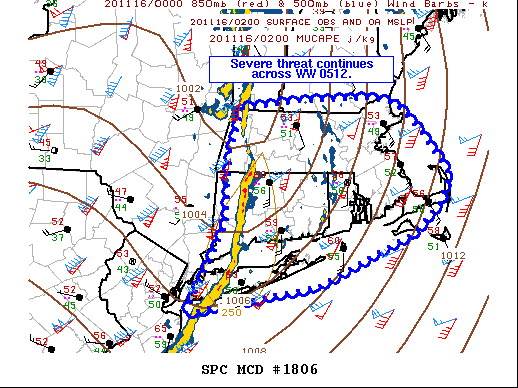 Mesoscale Discussion 1806