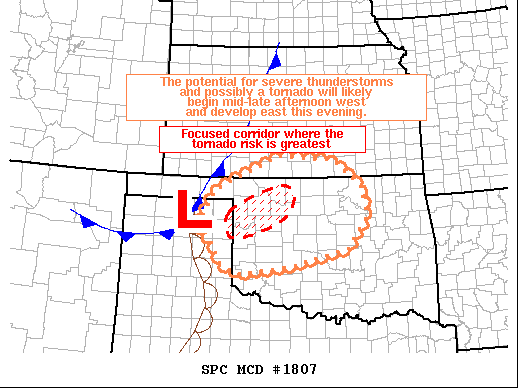 Mesoscale Discussion 1807