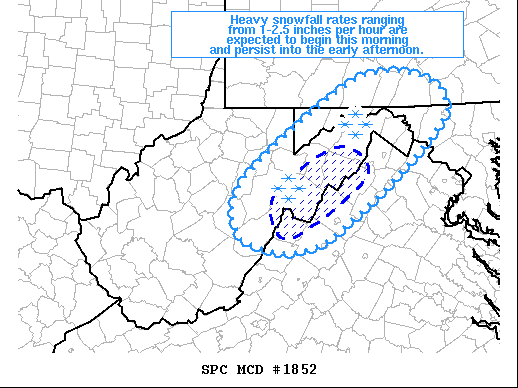Mesoscale Discussion 1852