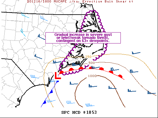 Mesoscale Discussion 1853