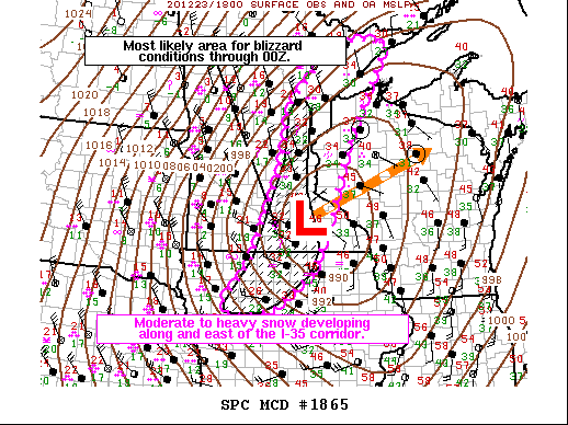 Mesoscale Discussion 1865