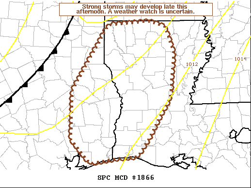 Mesoscale Discussion 1866