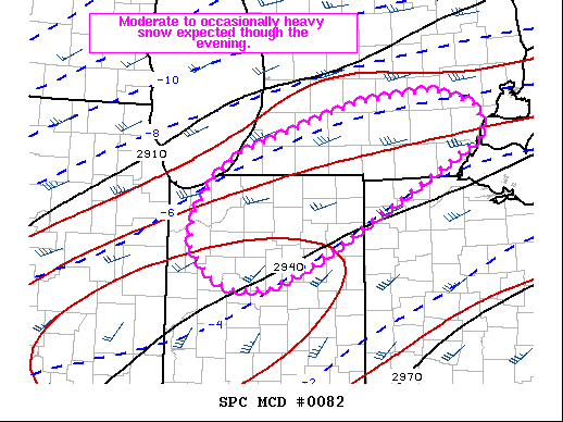 Mesoscale Discussion 82