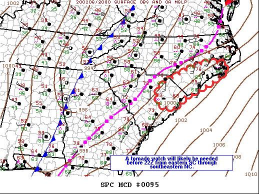 Mesoscale Discussion 95