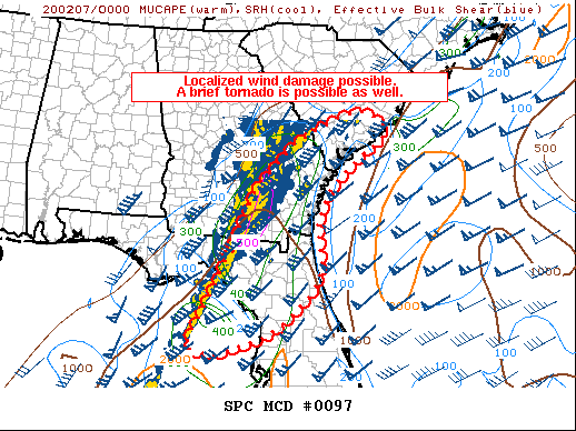Mesoscale Discussion 97