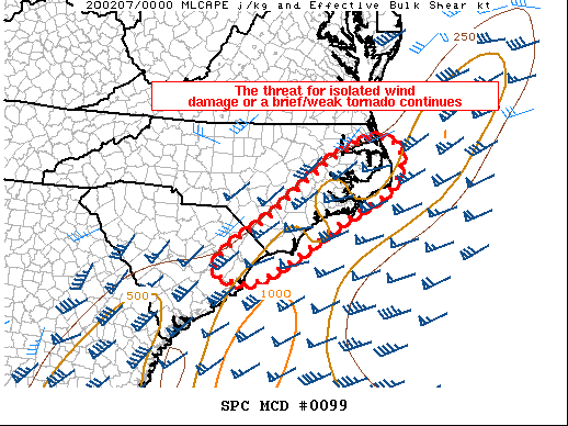 Mesoscale Discussion 99