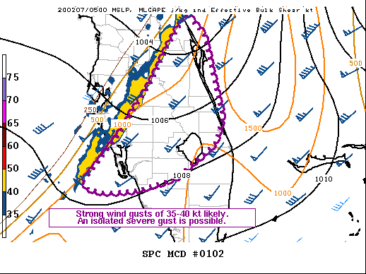 Mesoscale Discussion 102