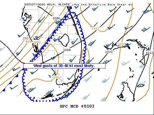 Mesoscale Discussion 103