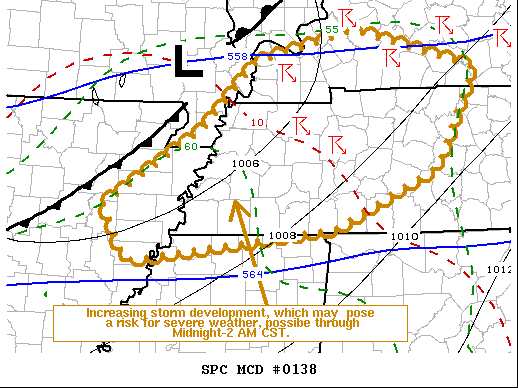Mesoscale Discussion 138