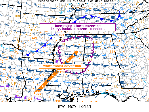 Mesoscale Discussion 141