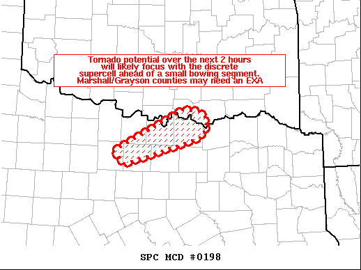 Mesoscale Discussion 198