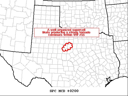 Mesoscale Discussion 200