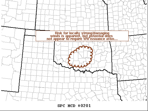 Mesoscale Discussion 201