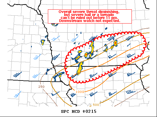 Mesoscale Discussion 215