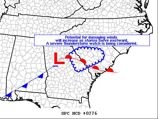 Mesoscale Discussion 276