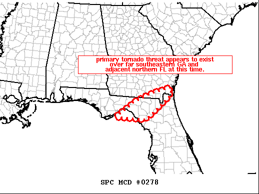 Mesoscale Discussion 278