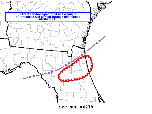 Mesoscale Discussion 279