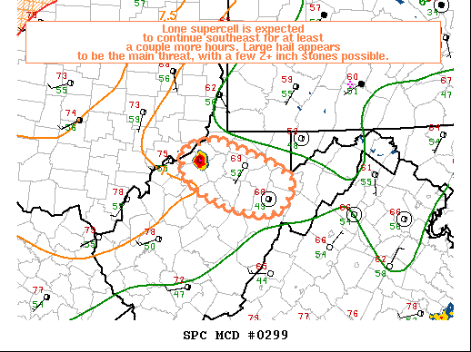 Mesoscale Discussion 299