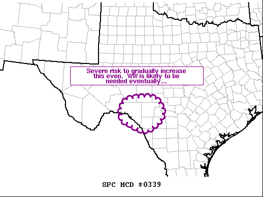 Mesoscale Discussion 339